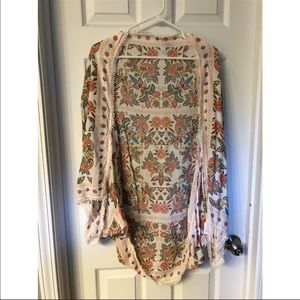 Bohemian kimono shawl